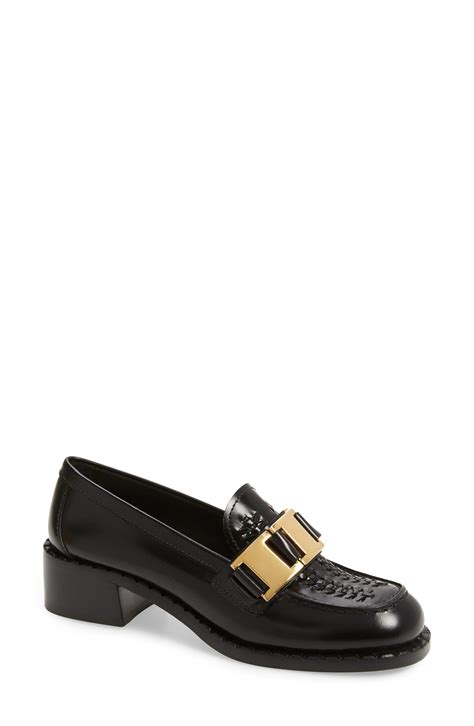 prada chain loafer